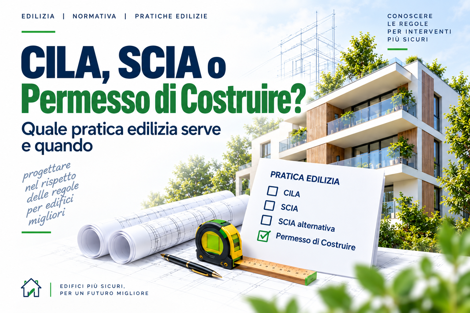 CILA SCIA o Permesso di Costruire: quale pratica edilizia serve