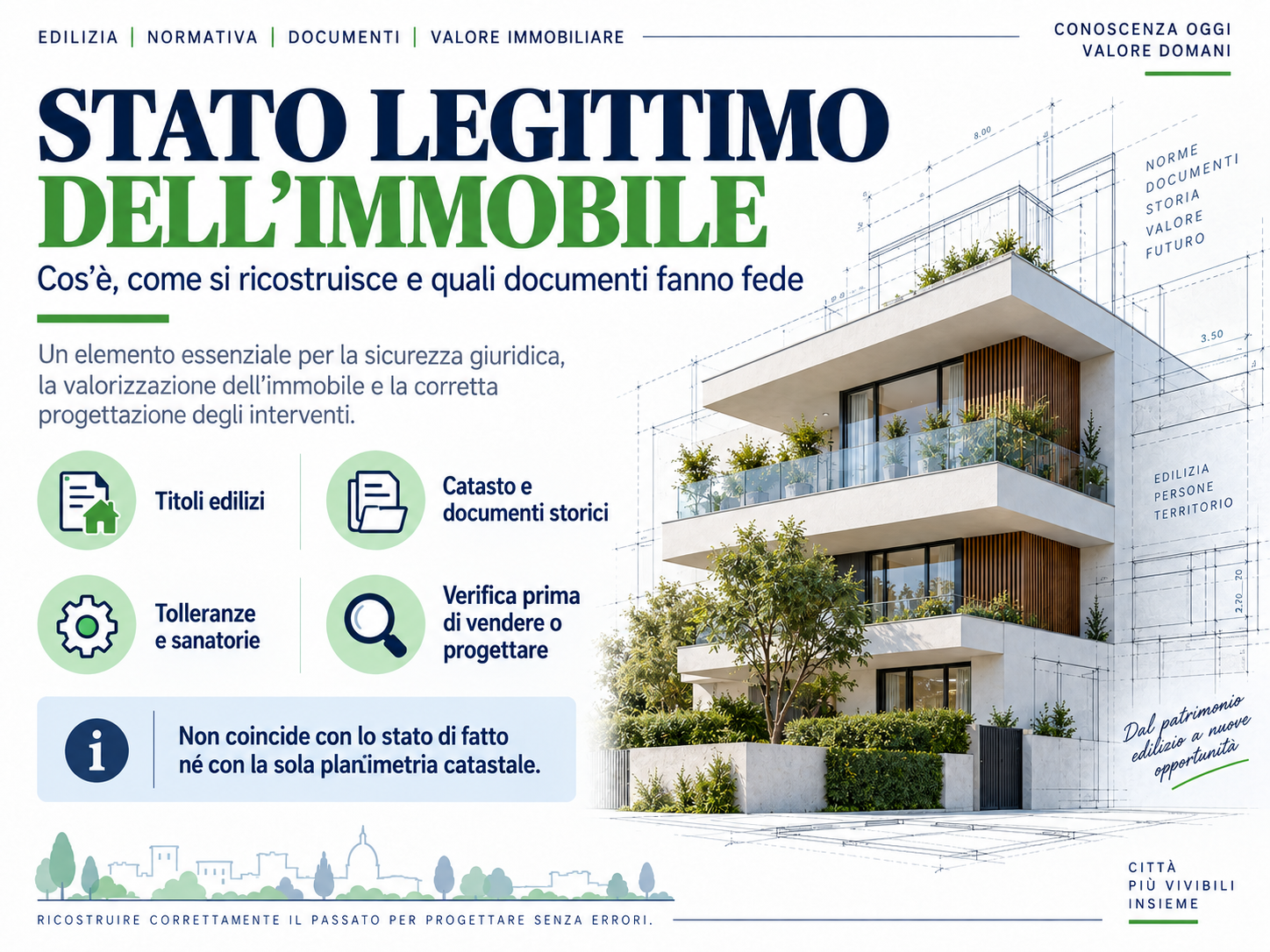 Stato legittimo dell’immobile titoli edilizi documenti storici e verifiche