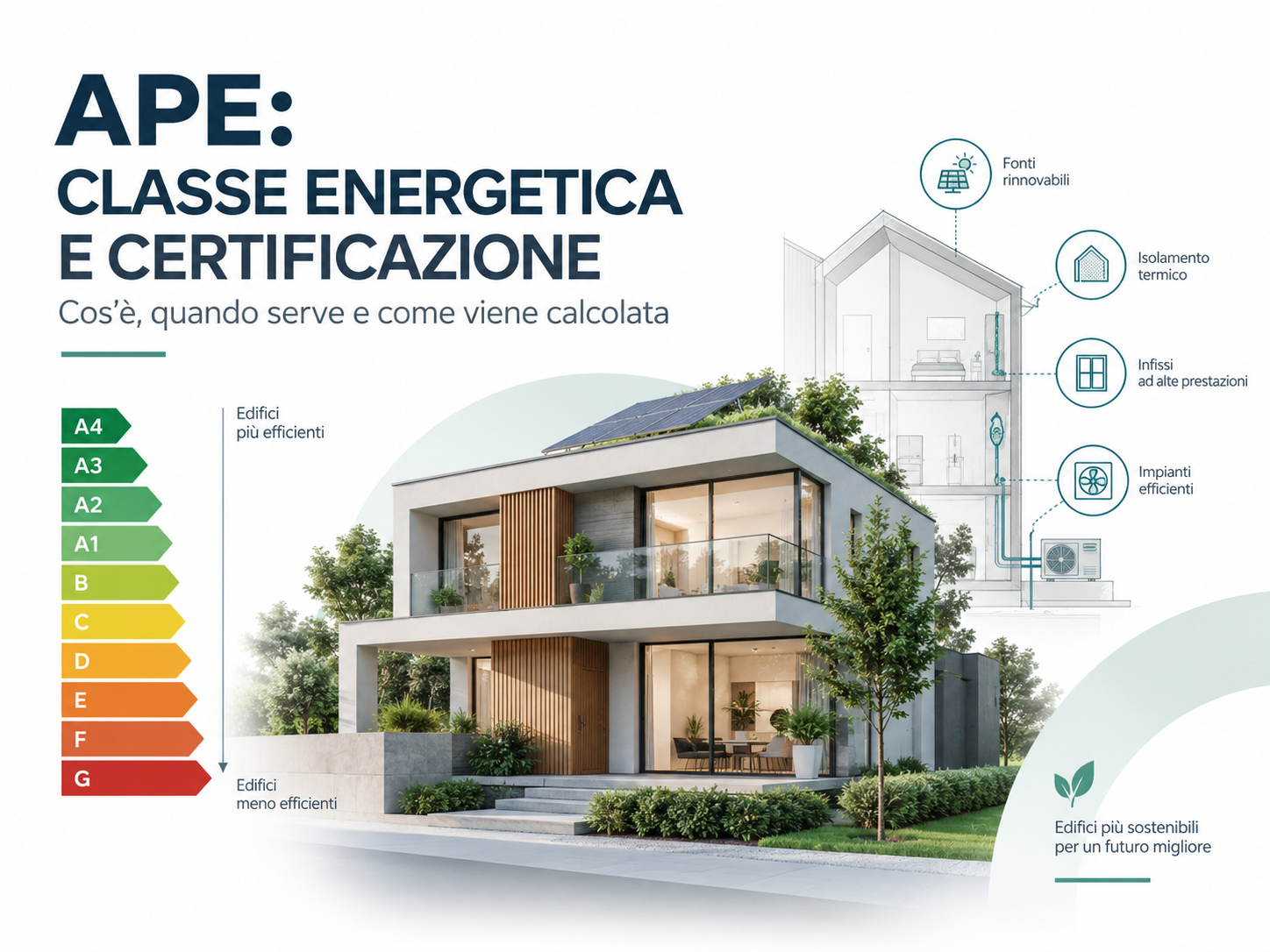 APE, classe energetica e certificazione energetica degli edifici